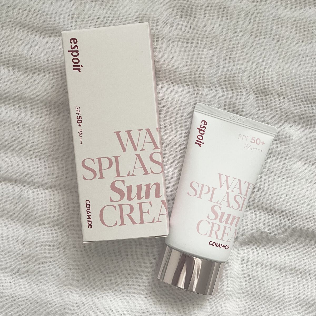 ウォータースプラッシュサンクリーム セラミド/espoir/日焼け止めクリームを使ったクチコミ（1枚目）