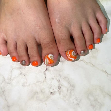 #オレンジネイル,#ネイル,#ニュアンスネイル,#スカルプネイル,#ジェルネイル,#ママネイル,#ギャルネイル,#大人ネイル,#派手ネイル,#ネイル,#城陽ネイル,#京都ネイル,#大阪ネイル,#奈良ネイル,#サマーネイルのネイルデザイン