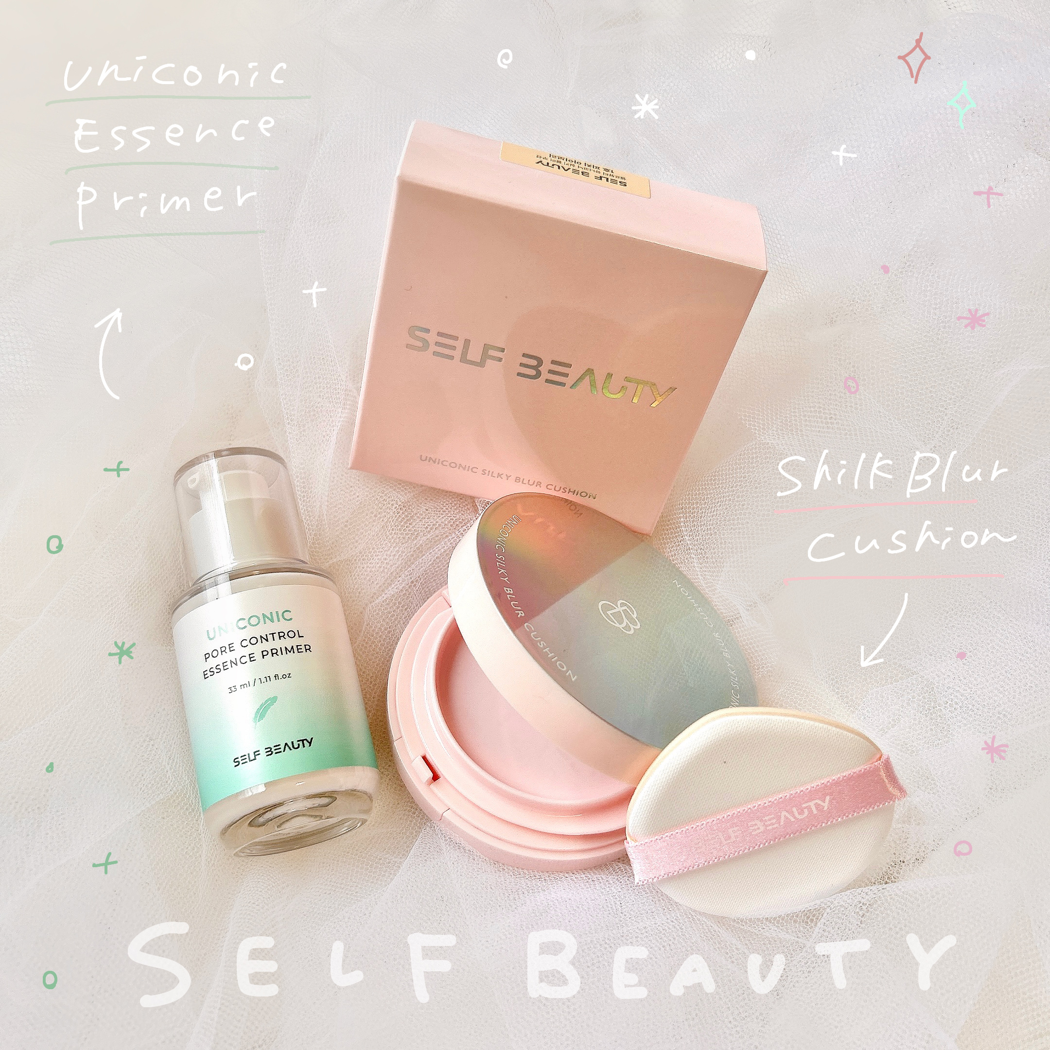 シルキーブラークッション/SELF BEAUTY/クッションファンデーションを使ったクチコミ（1枚目）