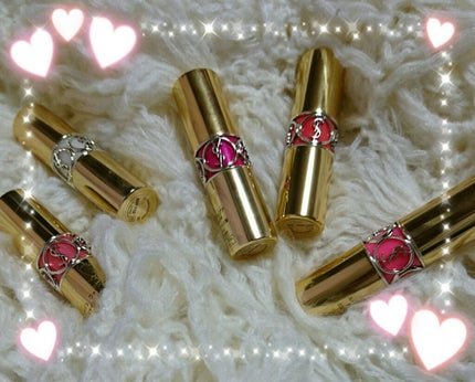 ルージュ ヴォリュプテ シャイン/YVES SAINT LAURENT BEAUTE/口紅を使ったクチコミ(1枚目)