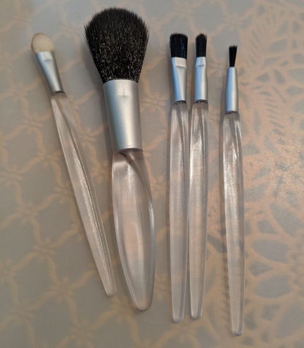 春姫化粧ブラシセット/DAISO/メイクブラシを使ったクチコミ(2枚目)