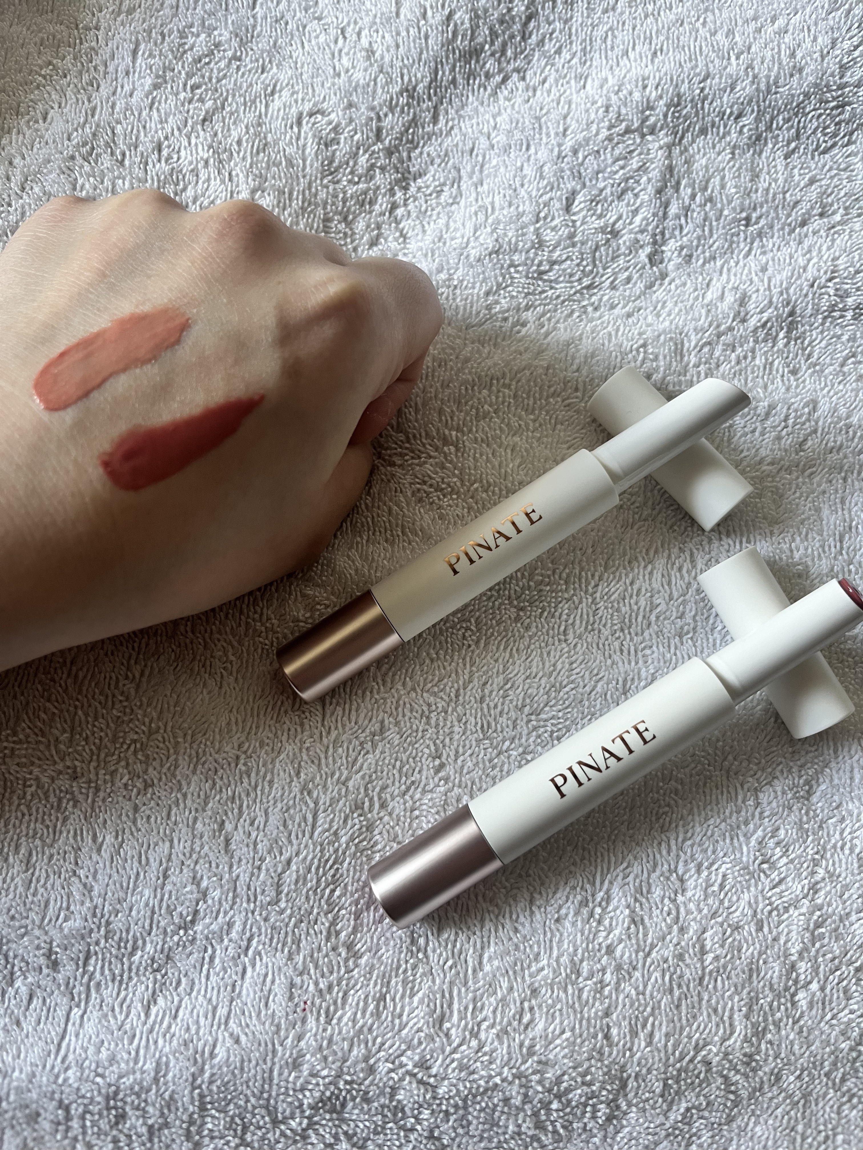 ベアグローペプチドメルティングバーム/PINATE/口紅を使ったクチコミ（3枚目）