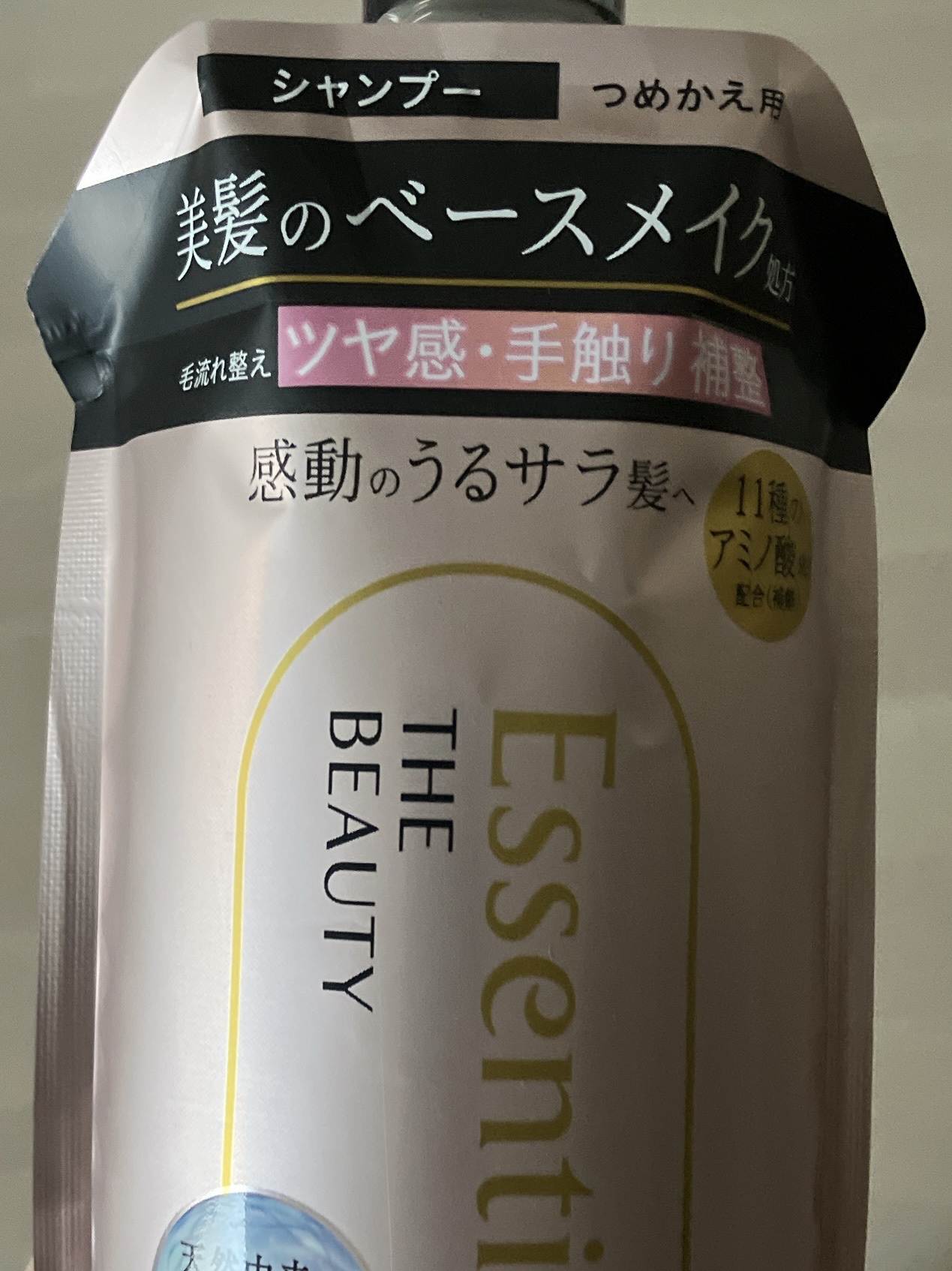 ザビューティ リペアシャンプー・コンディショナー シャンプー詰替  340ml/エッセンシャル/市販シャンプーを使ったクチコミ（1枚目）