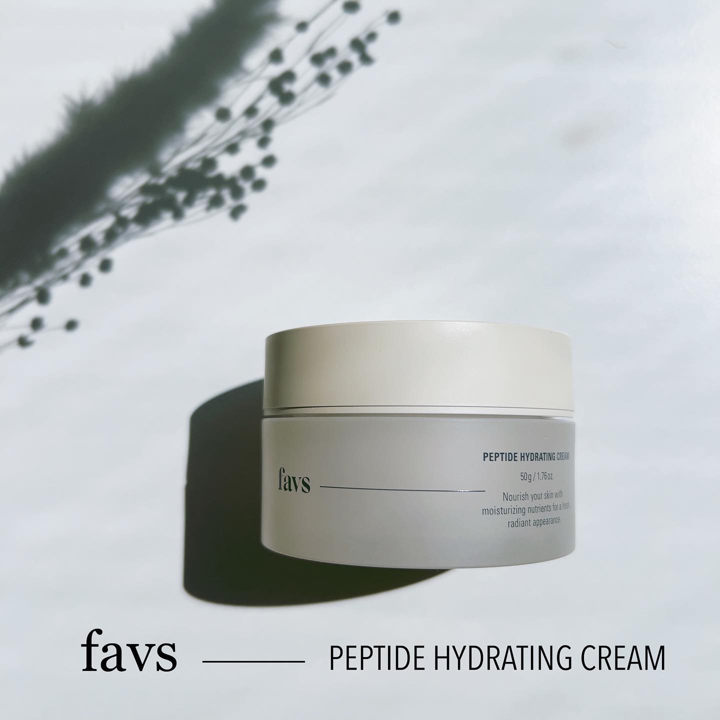ペプチドハイドレーティングクリーム/favs/フェイスクリームを使ったクチコミ（1枚目）