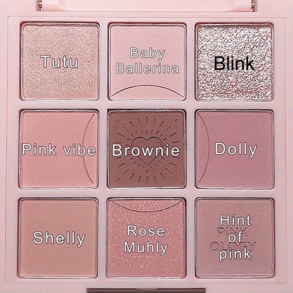 マイフェイブムードアイパレット 9カラー/HOLIKA HOLIKA/アイシャドウパレットを使ったクチコミ(2枚目)