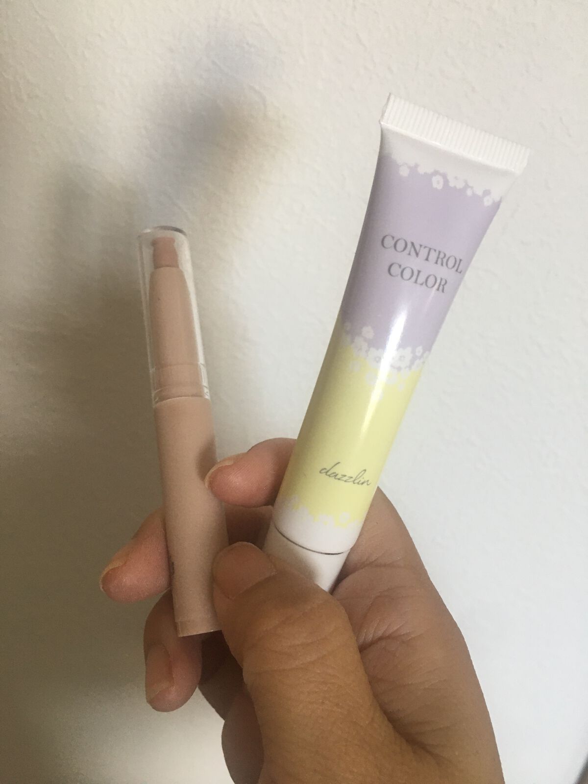 dazzlin コントロールカラー/セリア/化粧下地を使ったクチコミ（3枚目）