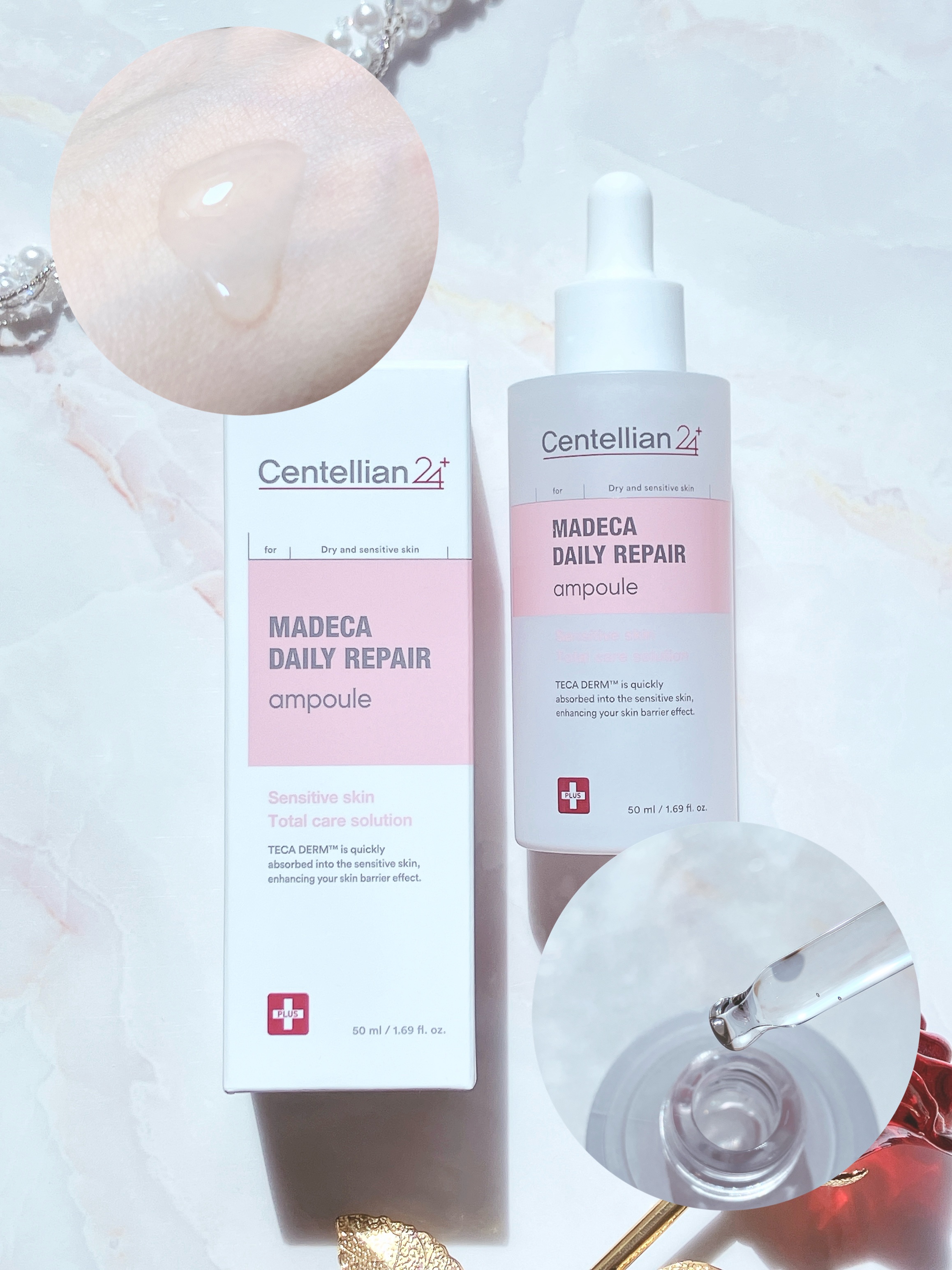 マデカデイリーリペアトナー/センテリアン24/化粧水を使ったクチコミ（2枚目）