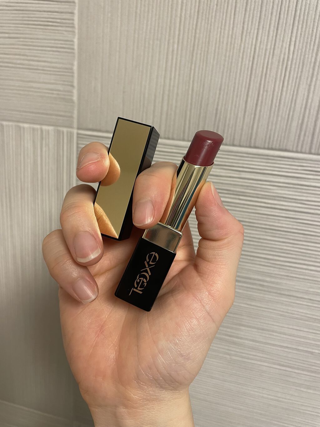 グレイズバームリップ GB10 ビーツジャム/excel/口紅を使ったクチコミ（1枚目）