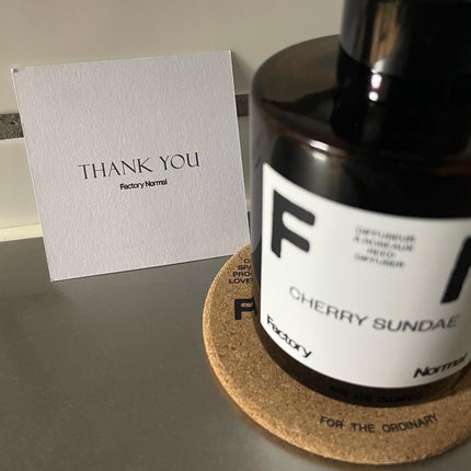 ディフューザー - CHERRY SUNDAE/Factory Normal/ルームフレグランスを使ったクチコミ(4枚目)