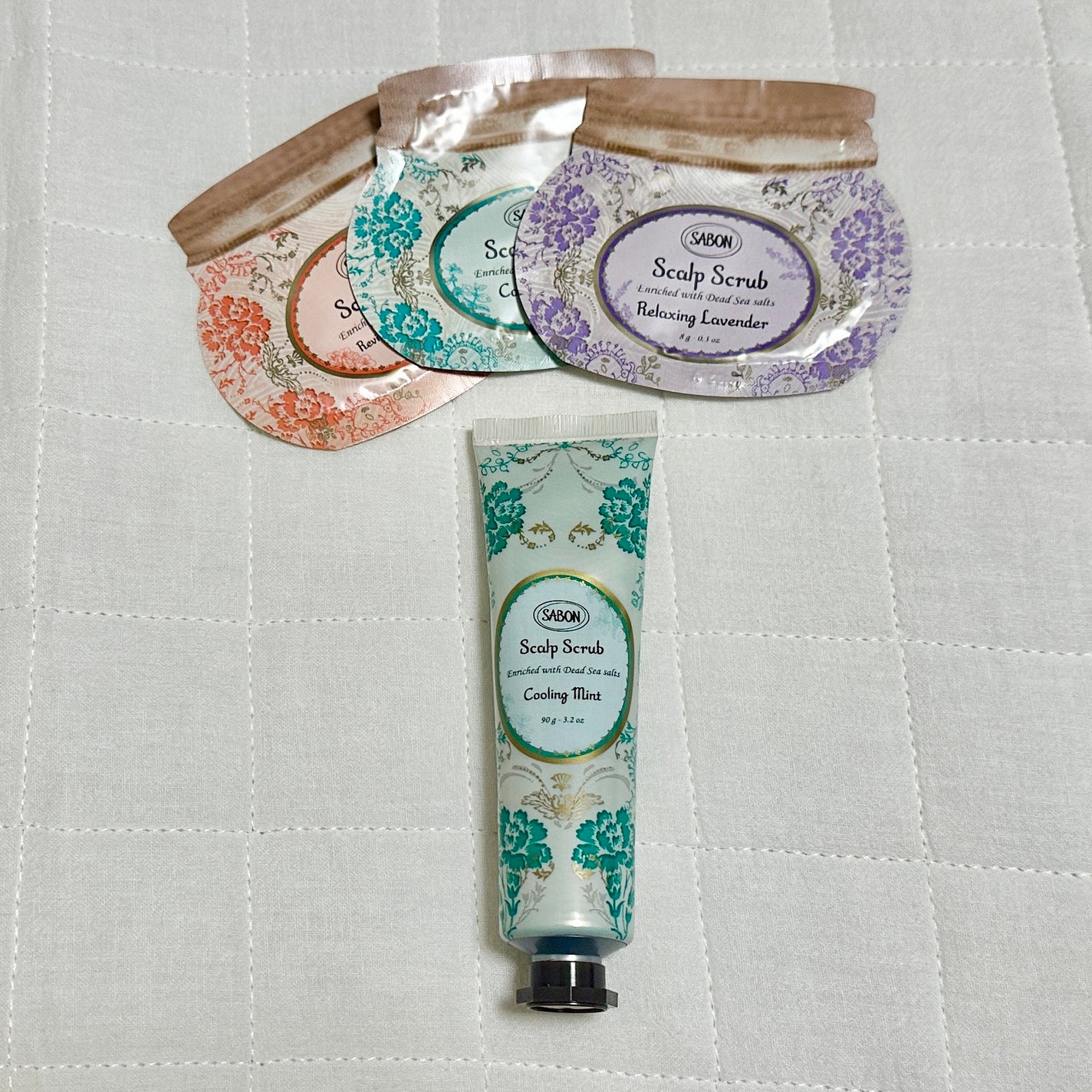 ヘッドスクラブ リフレッシング(ミント)/SABON/ヘッドスクラブを使ったクチコミ(1枚目)