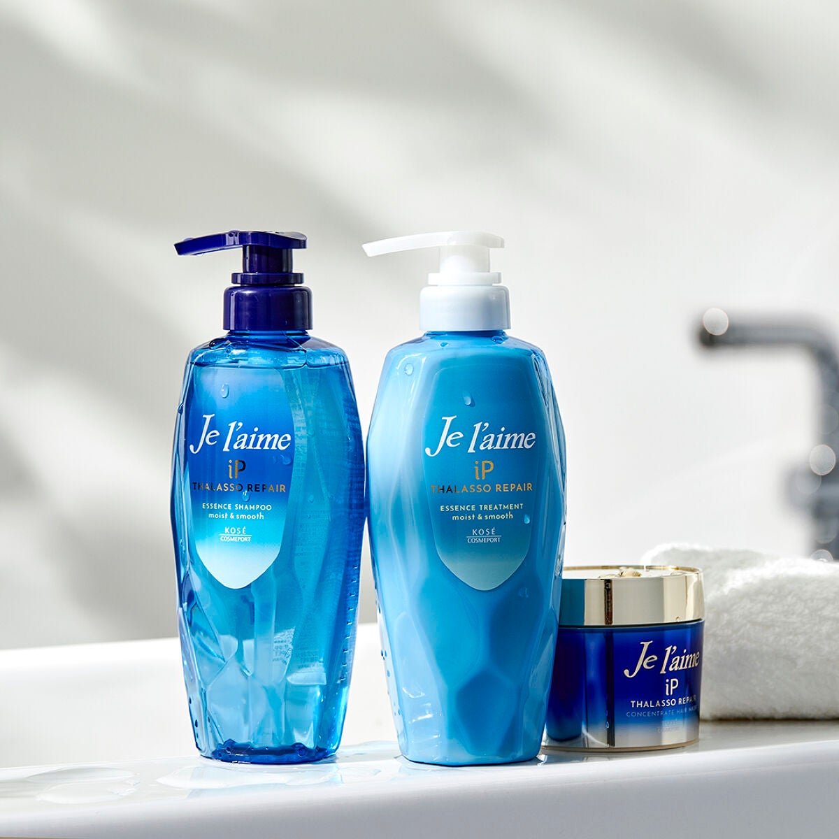 iP タラソリペア 補修美容液 シャンプー/トリートメント (モイスト&スムース)/Je l'aime/市販シャンプーを使ったクチコミ(1枚目)