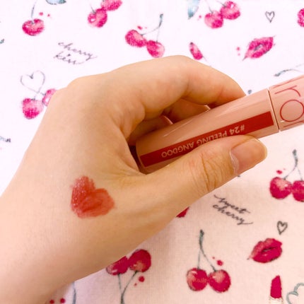 ジューシーラスティングティント/rom&nd/リップティントを使ったクチコミ(2枚目)