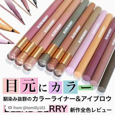 プレイフル リキッドアイライナー/BLEND BERRY/リキッドアイライナーを使ったクチコミ（1枚目）