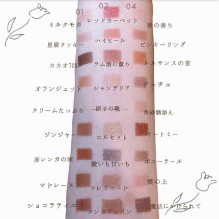 UR GLAM BLOOMING EYE COLOR PALETTE/U R GLAM/アイシャドウパレットを使ったクチコミ(3枚目)