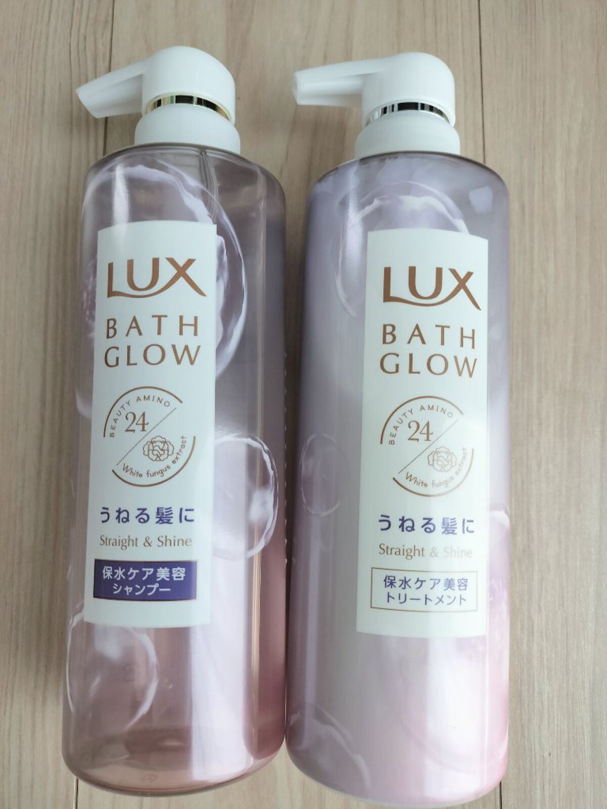 バスグロウ ストレート&シャイン シャンプー/トリートメント/LUX/市販シャンプーを使ったクチコミ(2枚目)