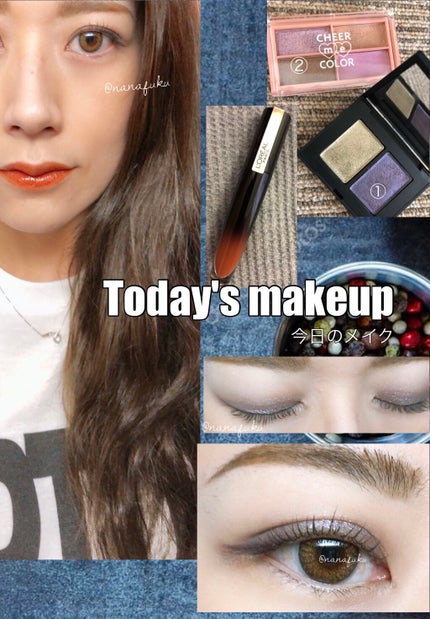 CHEER me COLOR アイシャドウ/セリア/アイシャドウパレットを使ったクチコミ(1枚目)