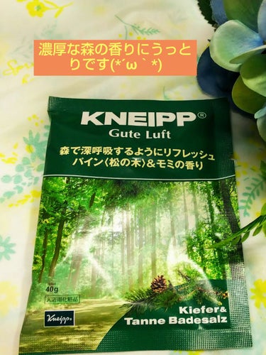 クナイプ グーテルフト バスソルト パイン<松の木>&モミの香り/クナイプ/入浴剤を使ったクチコミ（1枚目）