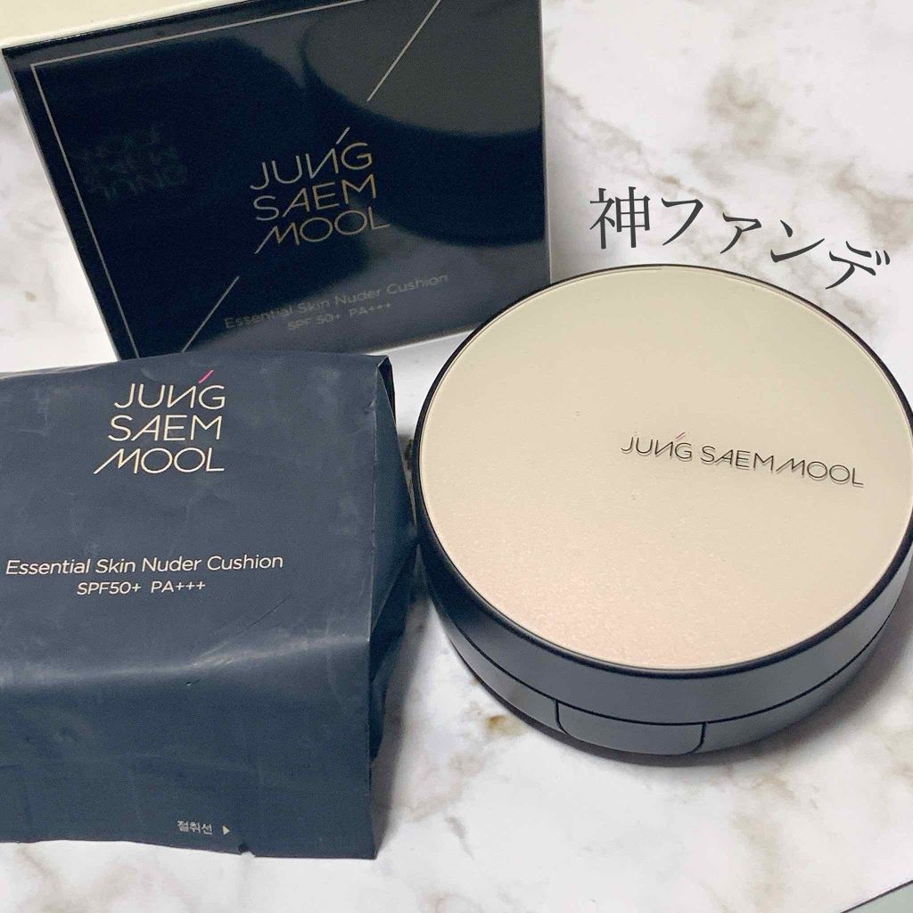 エッセンシャル スキン ヌーダー クッション/JUNG SAEM MOOL/クッションファンデーションを使ったクチコミ(1枚目)