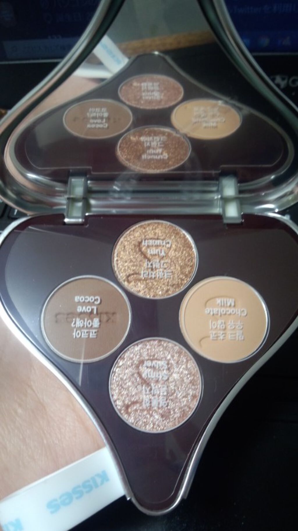 キスチョコレート プレイカラーアイズ/ETUDE/アイシャドウパレットを使ったクチコミ(3枚目)