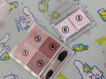 シルキースフレアイズ/キャンメイク/アイシャドウパレットを使ったクチコミ(2枚目)