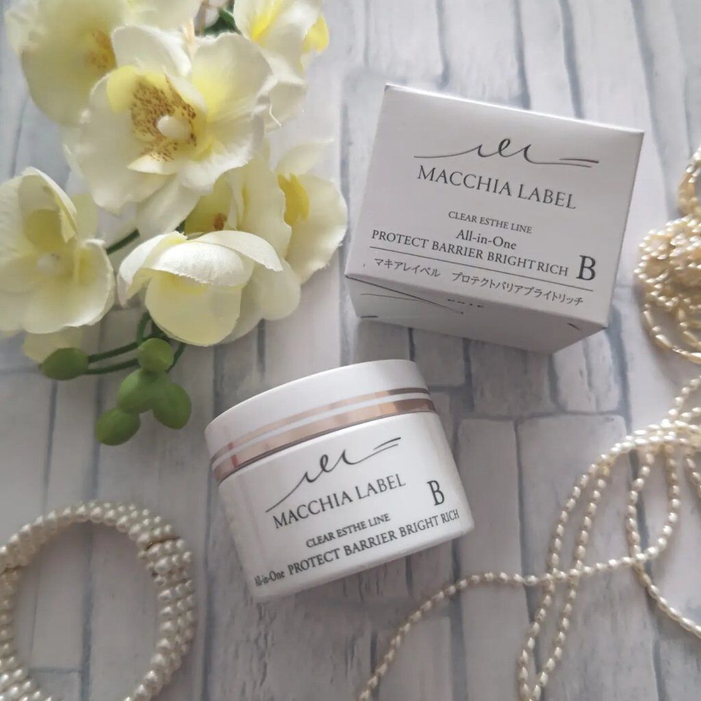 プロテクトバリアブライトリッチ/Macchia Label/オールインワン化粧品を使ったクチコミ（1枚目）