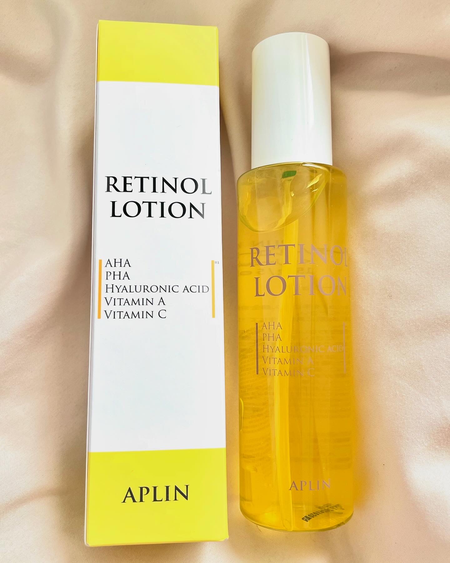 
APLIN(アプリン)

『レチノールローション』

☑︎とろみのあるテクスチャー
☑︎スルスル伸びて肌にピタッと馴染む！
☑︎優しい香りで残らない✨
☑︎プッシュ式で調節が楽ちん☺️
☑︎ ピリピリしない
※やや敏感な普通肌の感想です
