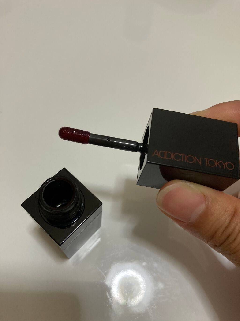 チーク ティント <ウォータリーチーク>/ADDICTION/リキッドチークを使ったクチコミ(2枚目)