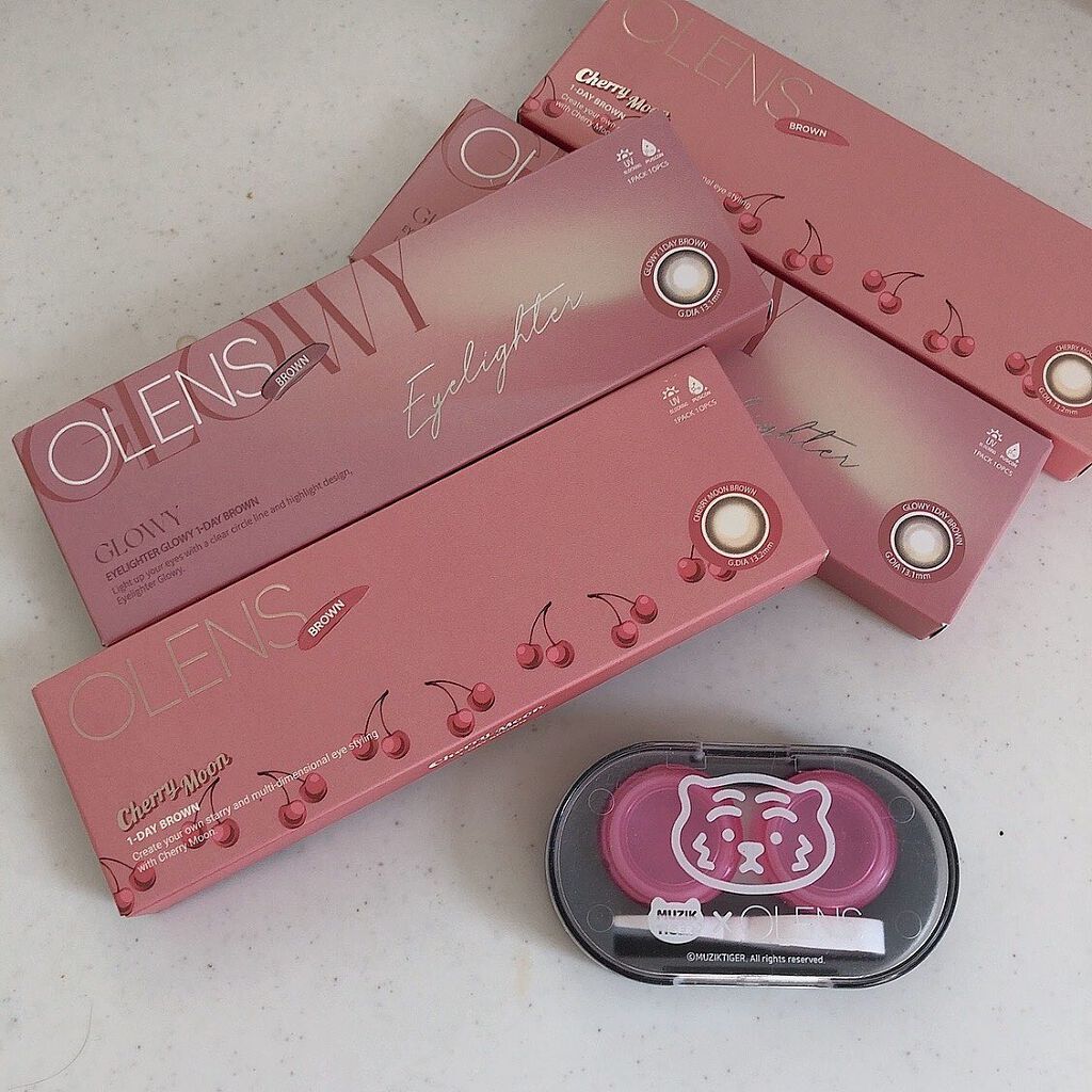 Glowy 1day/OLENS/ワンデー(1DAY)カラコンを使ったクチコミ(1枚目)