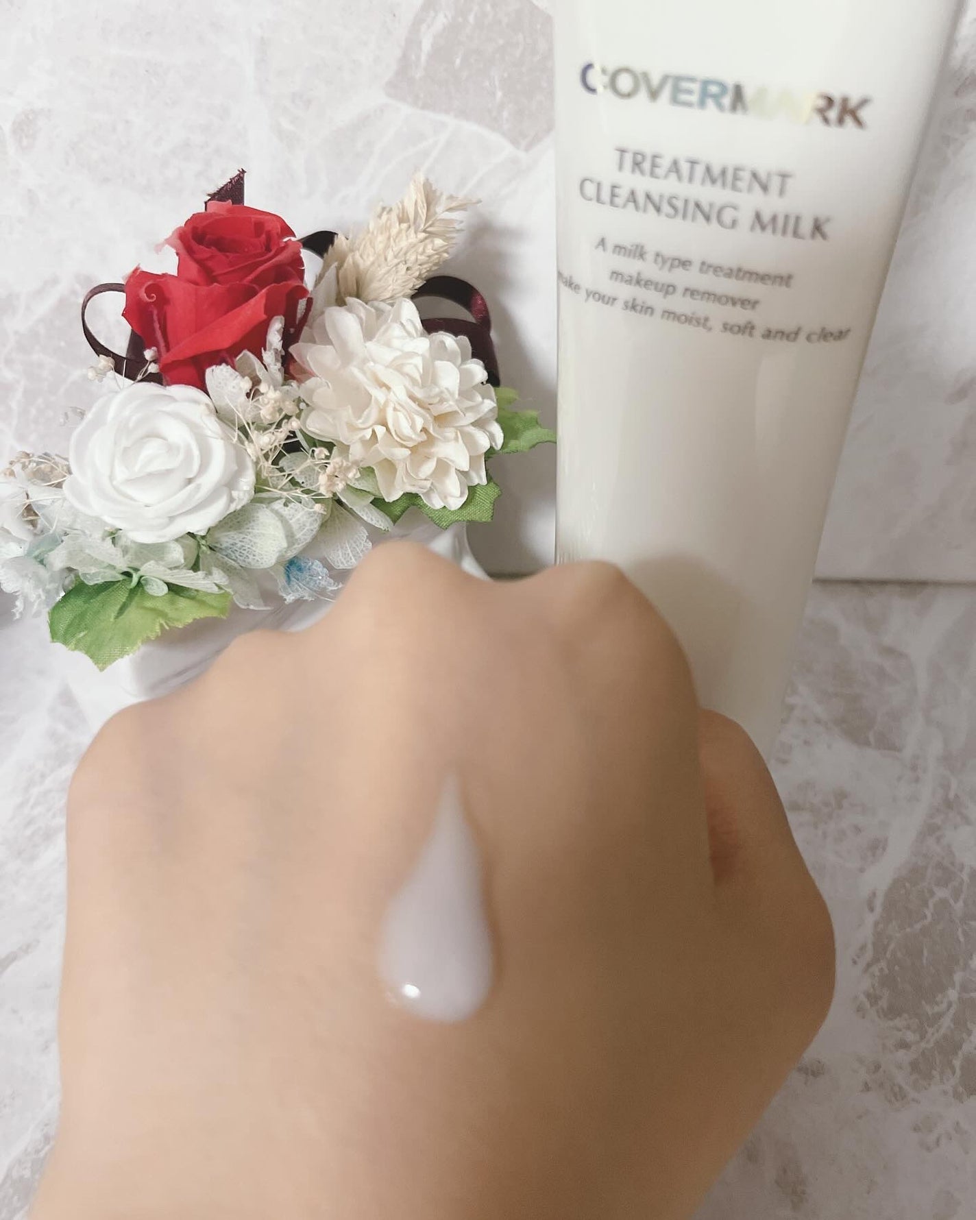 トリートメント クレンジング ミルク/COVERMARK/ミルククレンジングを使ったクチコミ(2枚目)