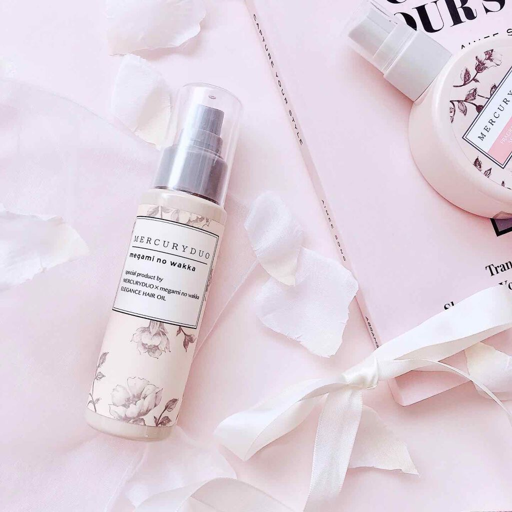 MERCURYDUO by megami no wakka ELEGANCE HAIR OIL/R&/ヘアオイルを使ったクチコミ(1枚目)