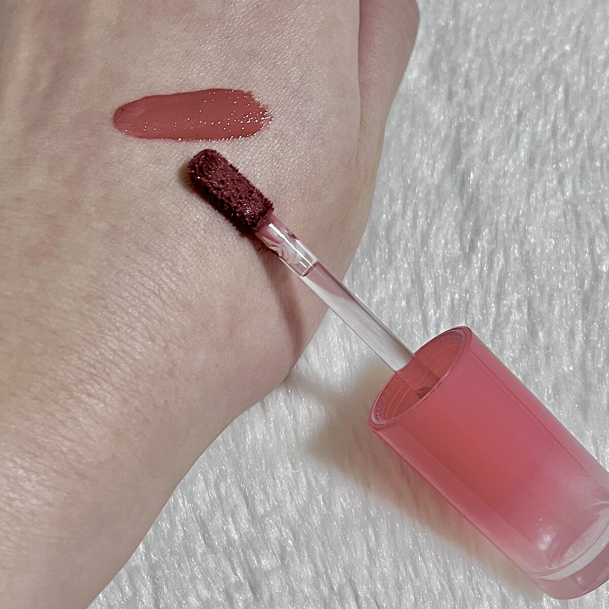 ペリペラ インク ムード グロイ ティント/PERIPERA/リップティントを使ったクチコミ（2枚目）