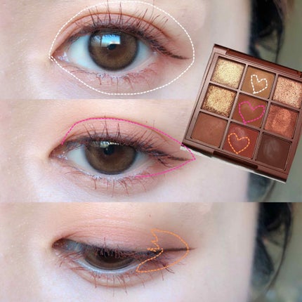 プレイカラーアイシャドウ メープルロード/ETUDE/アイシャドウパレットを使ったクチコミ(2枚目)