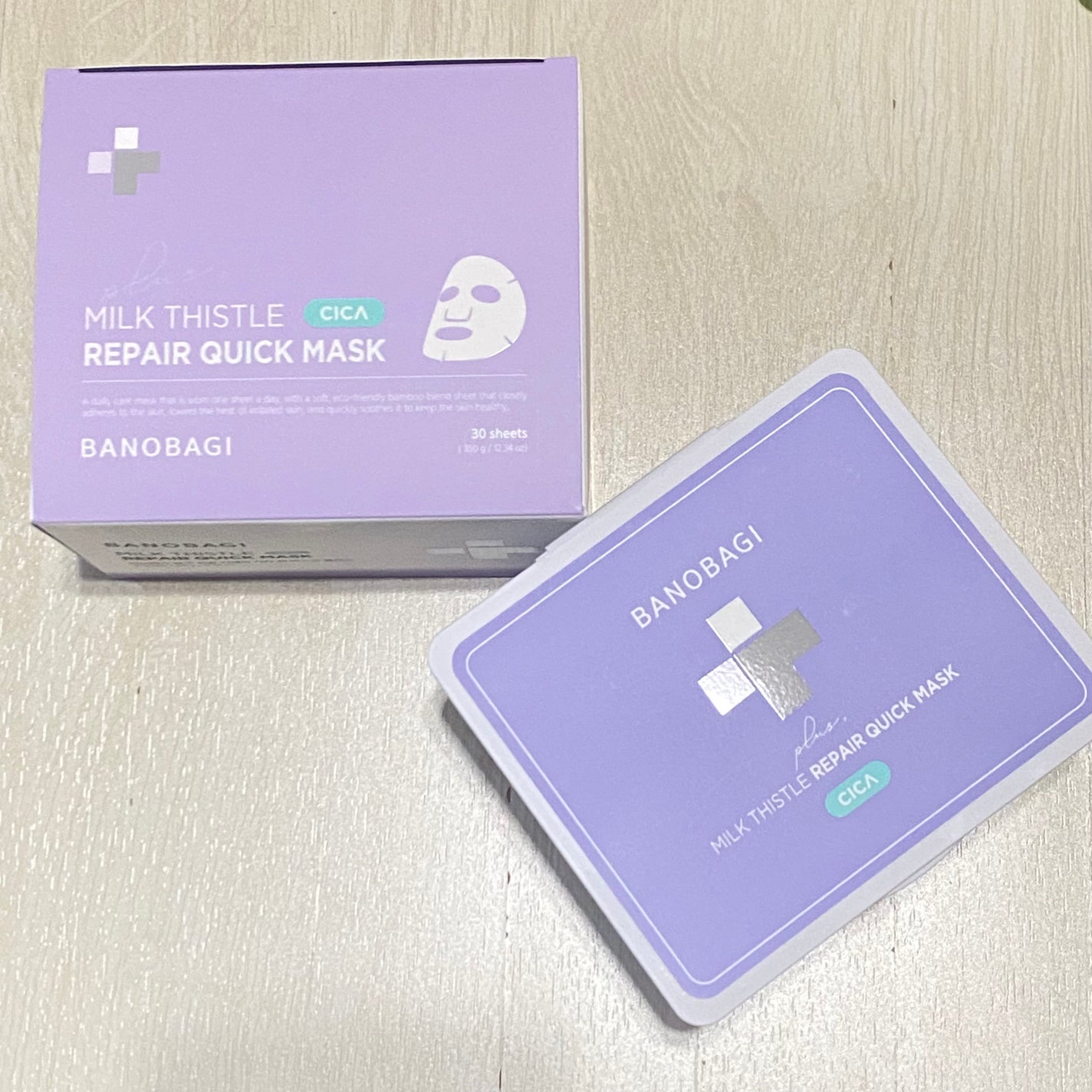 ミルクシスルリペアシカクイックマスクプラス/BANOBAGI/シートマスク・パックを使ったクチコミ(1枚目)