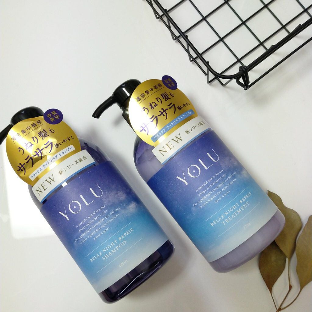 リラックスナイトリペア シャンプー/トリートメント/YOLU/市販シャンプーを使ったクチコミ(2枚目)