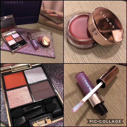 ホリデーフェイバリット2019/LUNASOL/メイクアップキットを使ったクチコミ(2枚目)
