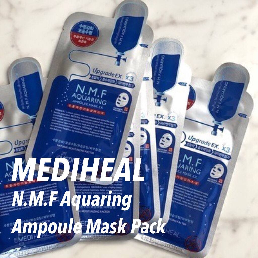 N.M.FアクアアンプルマスクJEX/MEDIHEAL/シートマスク・パックを使ったクチコミ（1枚目）