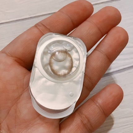 FLANMY 1day シェルコーラルグレージュ/FLANMY/ワンデー(1DAY)カラコンを使ったクチコミ(2枚目)