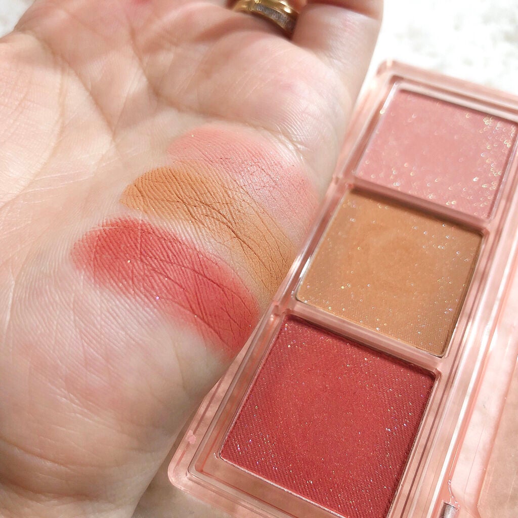 トリプルレイヤーアイパレット/BLACK ROUGE/アイシャドウパレットを使ったクチコミ(3枚目)