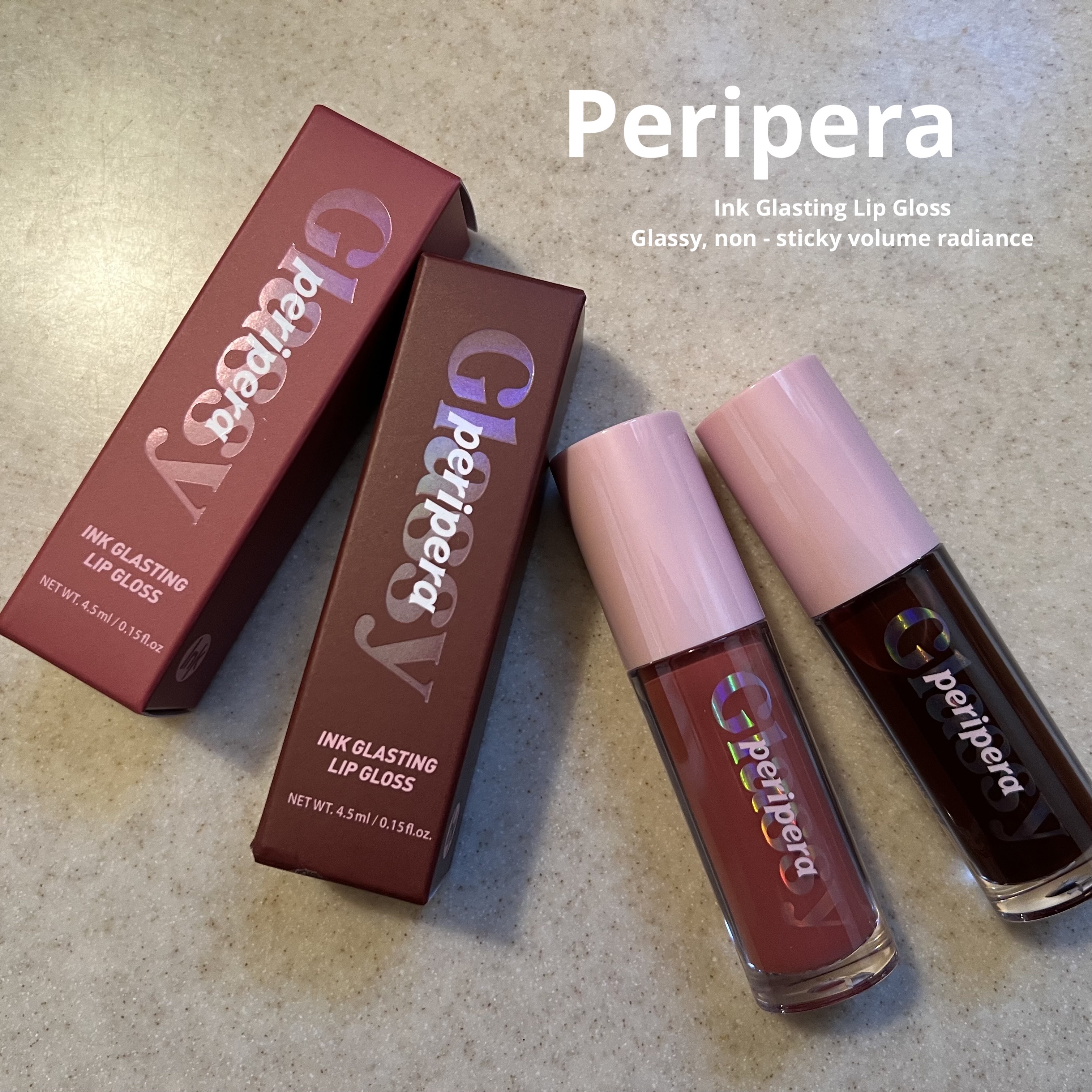 インク グラスティング リップ グロス/PERIPERA/リップグロスを使ったクチコミ（1枚目）