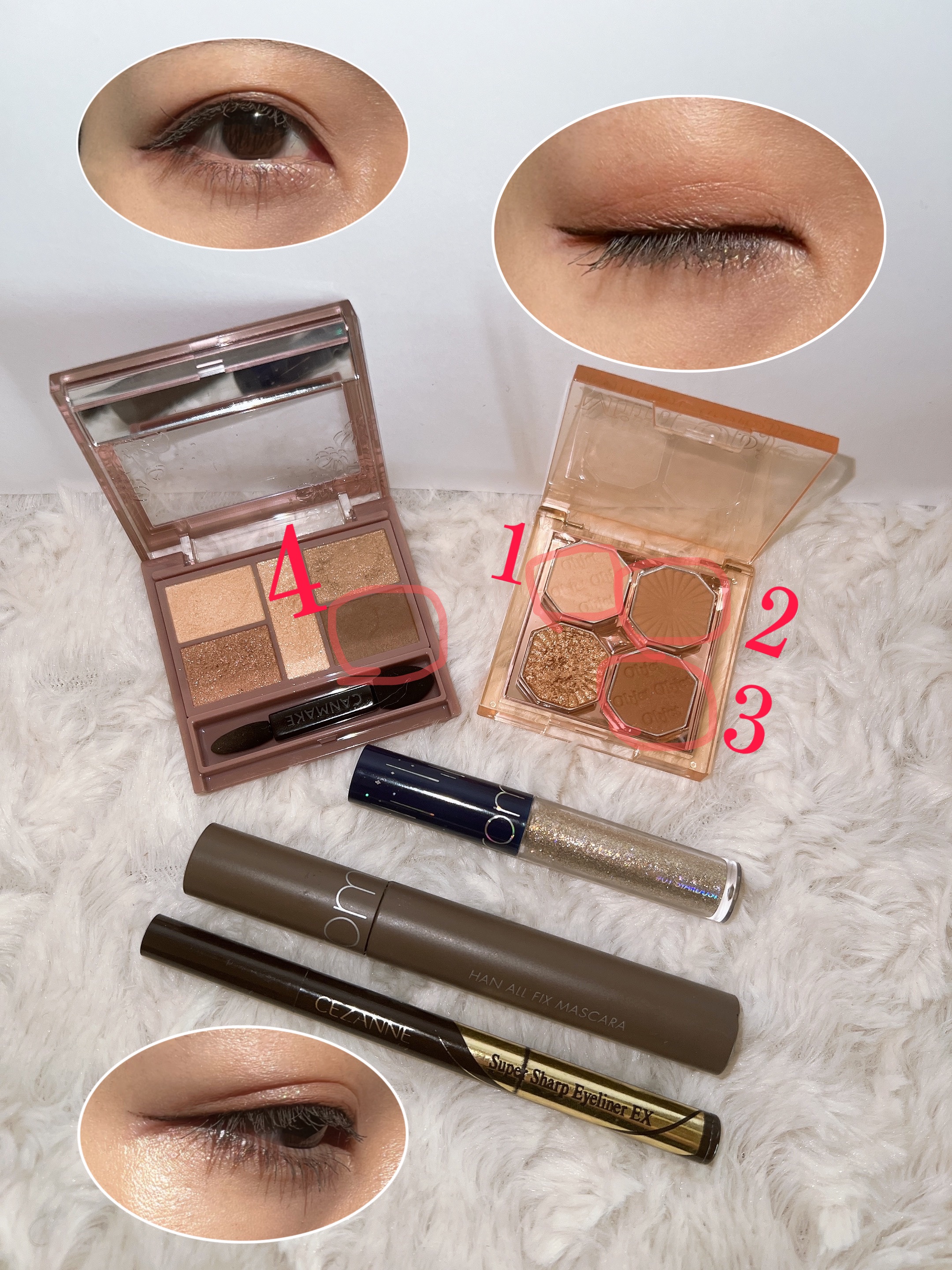 リキッド グリッター シャドウ/rom&nd/グリッターを使ったクチコミ（1枚目）