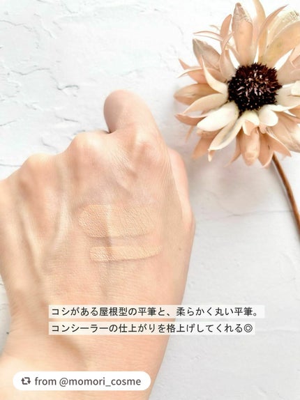 ダブルエンドコンシーラーブラシ/ロージーローザ/メイクブラシを使ったクチコミ(3枚目)