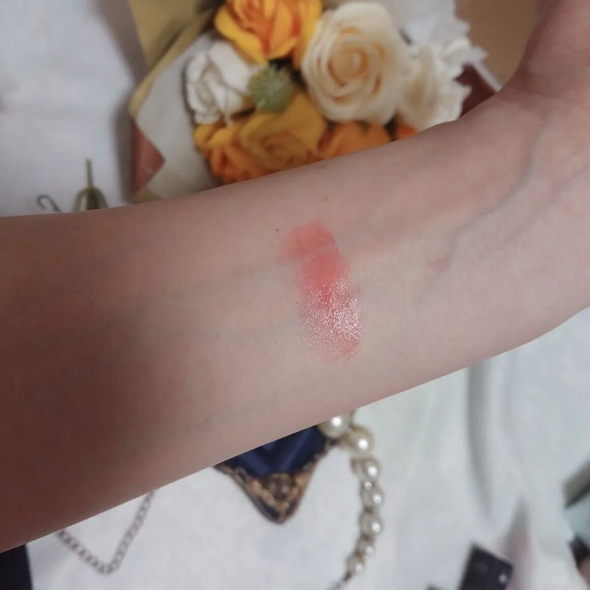 グラスティングメルティングバーム/rom&nd/リップバームを使ったクチコミ(6枚目)