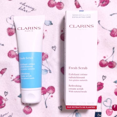 CLARINS イドラ クリーム スクラブのクチコミ「CLARINS
イドラ クリーム スクラブ


あまり知られていないかもしれないのですが、CL.....」（1枚目）