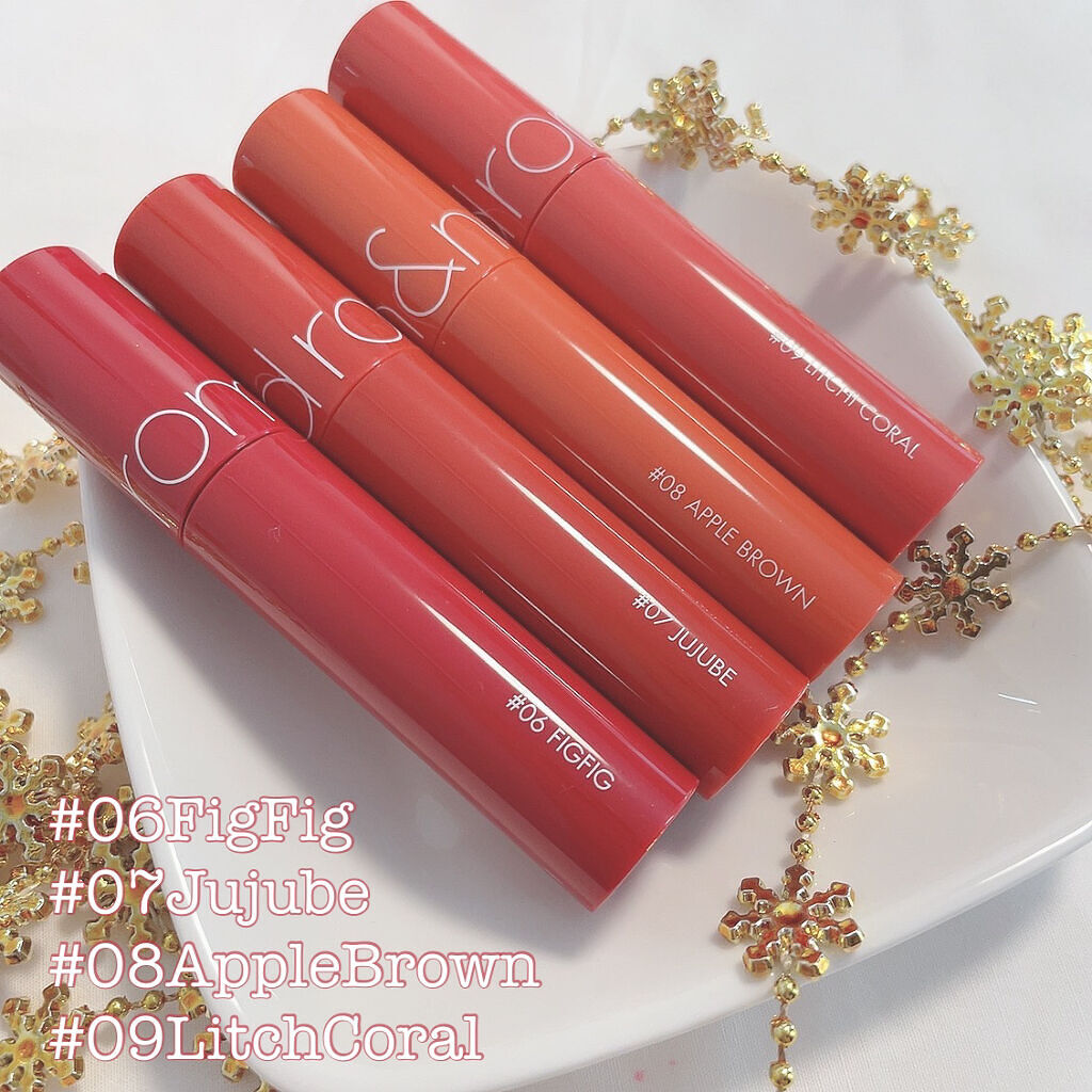 ジューシーラスティングティント/rom&nd/リップティントを使ったクチコミ（1枚目）