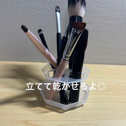メイクブラシクリーナー/DAISO/その他化粧小物を使ったクチコミ(4枚目)