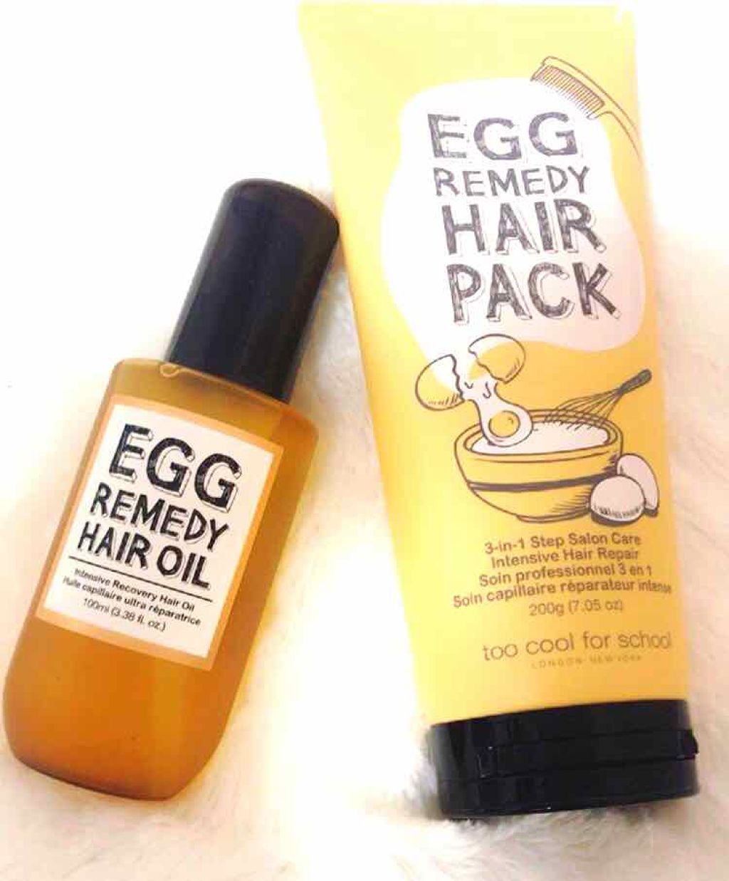 エッグレミディヘアパック/too cool for school/ヘアマスク・ヘアパックを使ったクチコミ（1枚目）