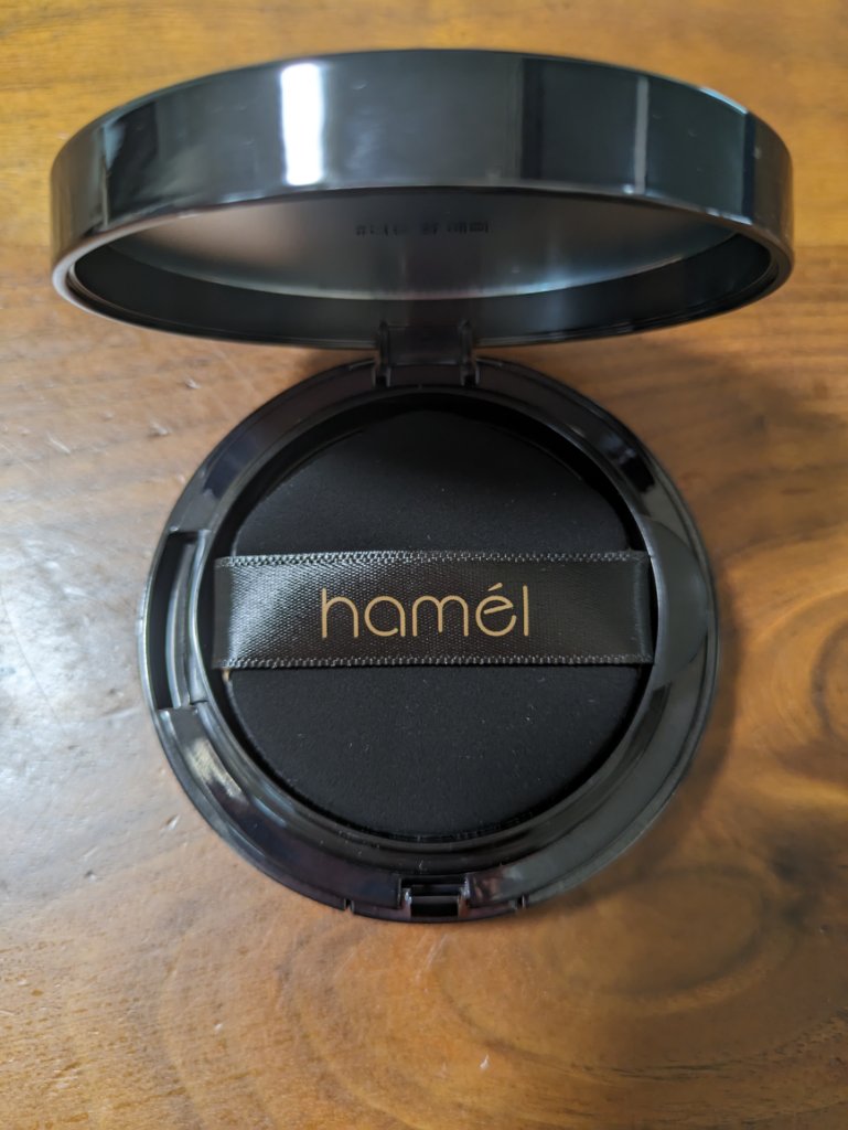 ヴィーガンアクアゼロフィットクッション 01 PURE（ピンクベース20号〜21号） /HAMEL/クッションファンデーションを使ったクチコミ（3枚目）