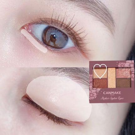 【旧品】パーフェクトスタイリストアイズ/キャンメイク/アイシャドウパレットを使ったクチコミ(4枚目)