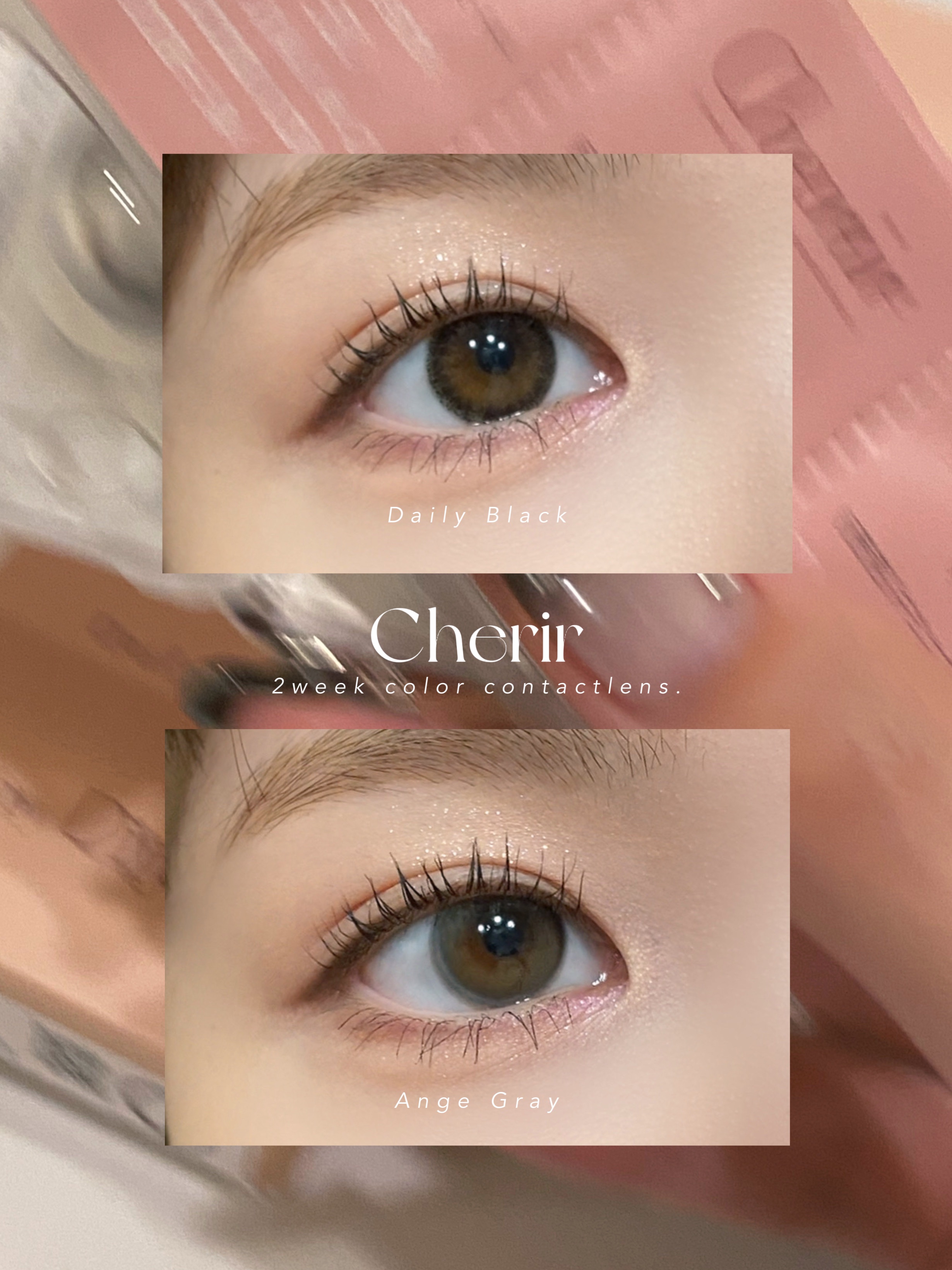 ♡潤み爆誕うるちゅるカラコン♡




【Cherir by Diya】

✔︎Daily Black／デイリーブラック

使用期間　2week
DIA           14.2
G.DIA       13.0
B.C        