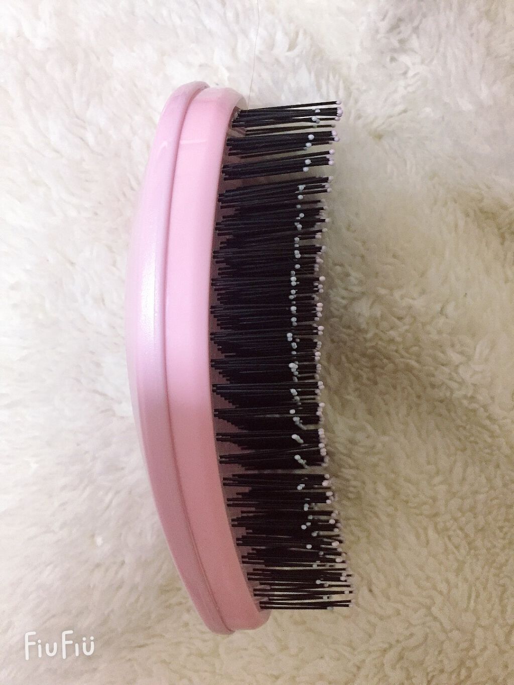 デタングリングブラシ シュガーピンク/マペペ/ヘアブラシを使ったクチコミ（1枚目）